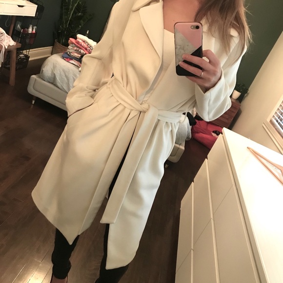 Chic Fall white/cream jacket oversize style - Picture 1 of 6